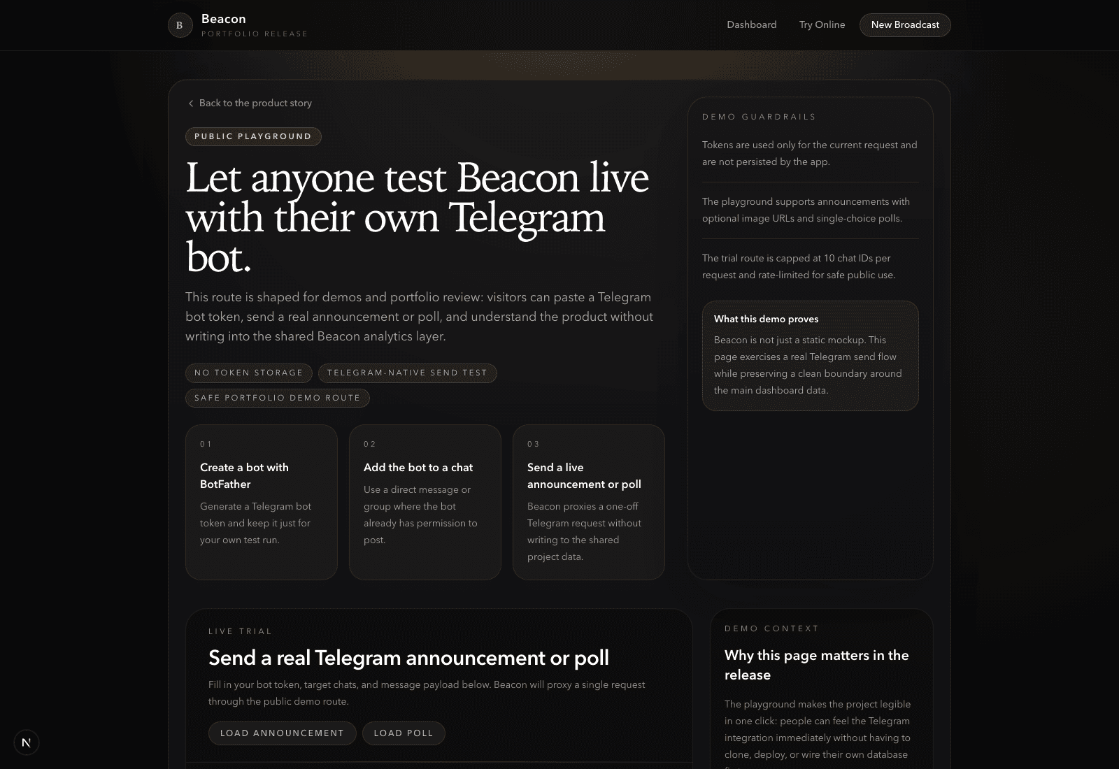 Beacon public playground